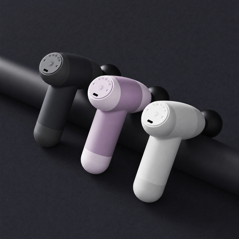 MyoPulse Mini disponible en trois coloris : noir, violet et blanc
